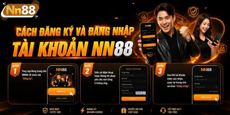 Hướng dẫn đăng ký và đăng nhập NN88 nhanh chóng