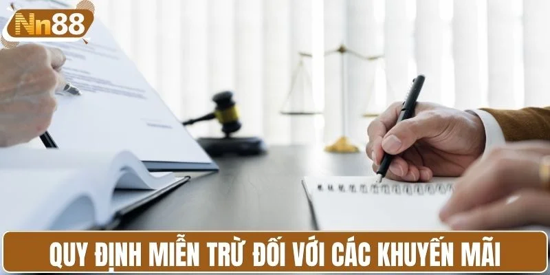 Quy định miễn trừ đối với các khuyến mãi