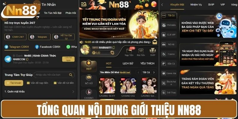 Tổng quan nội dung giới thiệu NN88